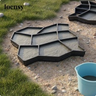 [Ioensy] DIY Concrete Path Mold Pavement Form for Garden Stepping Stones Plastic Paving Slab Mould O
