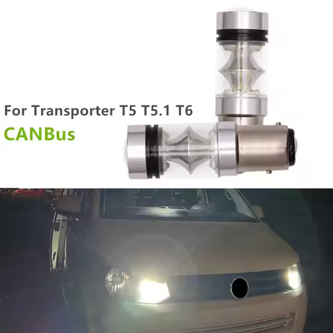 For VW Transporter Multivan Caravelle T4 T5 T5.1 T6 2pcs/lot 100w 20SMD CANBus White LED DRL Daytime