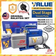 VALUE Dual Stage Vacuum Pump AIRCOND VE245N VE280N VE2100N 5CFM  9CFM 12CFM Double Stage Vacuum Pump