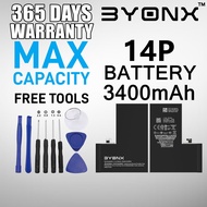BYONX Max Capacity Battery for 6/6 Plus/6S/6s Plus/7/7P/8/8Plus/X/XS Max/XR/11/12 Pro/13/14