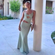 HIJAU Green Women's Dress green Party Sexy Dress Import D0879 casual dress/ maxi dress