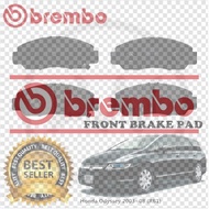 BREMBO Honda Odyssey RB1 RB2 2003~08 Front Disc Brake Pad
