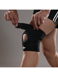 JINGBA SUPPORT 1 件男女通用透氣可調式護膝適用於籃球/舉重