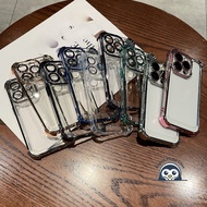 Plating Frame Clear Cover For Honor 600 Lite Power2 Play 10 20 9T 3 Y9s X8C X8D X7C Magic 8 Pro Air 