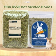 Hay Alfalfa Bundling Package 500gITALIA + Hay Alfalfa Pellets 500gAUSTRALIA | Rabbit Food | Hay Alfa
