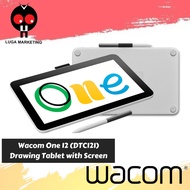 Wacom One 12 (DTC121) Drawing Tablet with Screen | 11.6" FHD Full-Laminated | Student & Designer Dra
