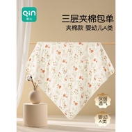 [Discounted products] Newborn Baby Blanket Thickened Pure Cotton Quilt Blanket Thin Cotton Blanket B