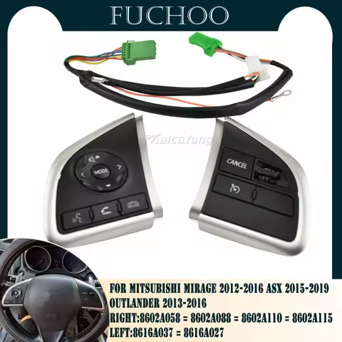 For Mitsubishi L200 Xpander Outlander ASX Mirage G4 Eclipse Cross Steering Wheel Switch Cruise Contr