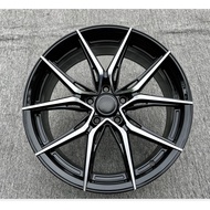 18 Inch 18x8.0 5x112 5x114.3 Aluminum Alloy Car Wheel Rims Fit For Audi Mercedes-Benz Volkswagen Lexus Toyota Honda Kia Hyundai