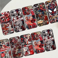 【D13】Cartoon spider man for Huawei Nova 2i 2 Lite 3 3i 4E 5i 5T 7 10 SE 8i Y61 TPU Soft Black Silico