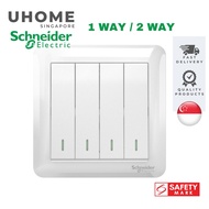 Schneider Electric Switch (10A 4 Gang 1 Way / 10A 4 Gang 2 Way)