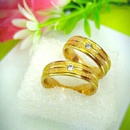 Keren! 4s Grosir Solo || Cincin Titanium Motif Pasir Garis satu ||