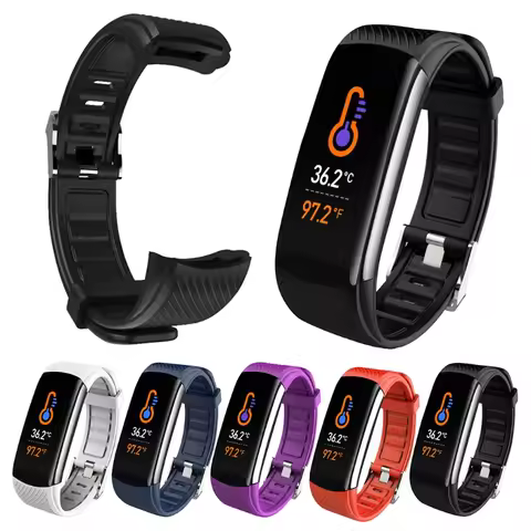 Replacement Wrist Strap Watch Band for C5S C6S C6T TPU Waterproof Smart Watch Wristwatch Sport Brace