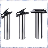 Fishing Pole Stand Stainless Steel Embedded Mount Fishing Rod Holder for Boat Accessories Marine