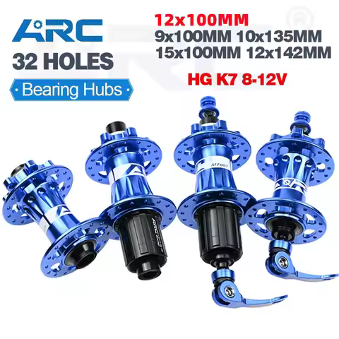 ARC Hub 32 Holes Sealed Bearing Hub Aluminum Alloy 4 Pawls Mountian Bike Bicycle Hub Disc Brake QR/A