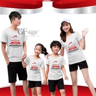 GF123 / Latest 79th Indonesian Independence Day Independence Day Independence Day top for adults and