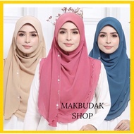 TUDUNG INSTANT SHAWL HELENA TUDUNG SARUNG INSTANT MOSCREPEINSTANT HELENA CHIFFON PREMIUM AWNING SCUBA