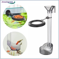 AMAZ Fish Shrimp Feeding Dish Set Feeder Tube Kit With Feeding Ring Cleaning Brush Aquarium Equipment For Fish Tank