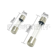 Glass fuse tube5*20/6*30 250V F0.5A1A2A3A4A5A6A10A12A Current-limiting fuse HE3K