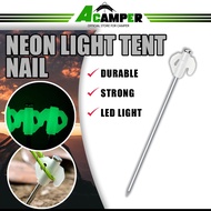 LED Tent Peg Camping Pegs Tent Nail Camping Nail Ground Nail Camping Tent Nail Tent Pegs Paku Khemah