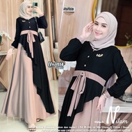 COD Uwais - Nilam Maxy - TERMURAH GRATIS ONGKIR DRESS MUSLIM TERBARU GAMIS KONDANGAN 2023