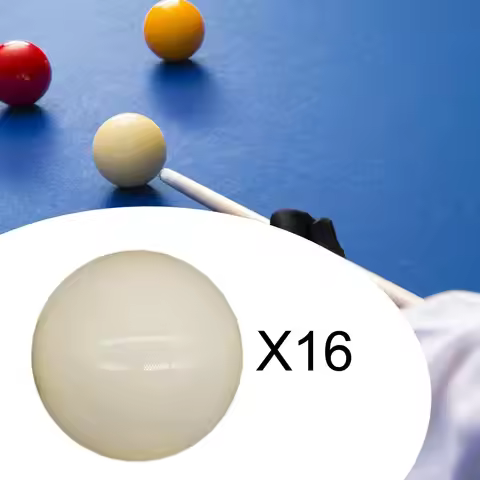 16Pcs Billiard Balls Pool Balls 52.5mm Resin Balls Billiards Supplies, Full Set Snooker Balls for Cl