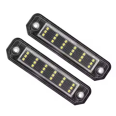 1/2Pcs White LED Number License Plate Lights For Honda Civic EJ EG EK Coupe/Hatchback/Sedan CR-X Del