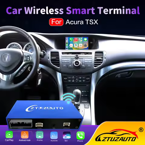 2025 Wireless ios Carplay Android Auto For Acura TSX 2007-2013 Singel Module Car Play Interface with