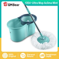 GM Bear P0001 Alat Pel Putar Set Ember Murah Pelan Lantai Praktis - Spin Ultra Mop Aclima