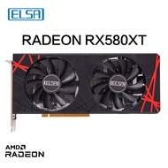 ELSA AMD Radeon RX 580 8GB GDDR5 2048SP 256Bit GPU Desk Computer Gaming Graphics Card