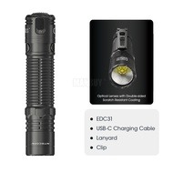 NITECORE EDC31 3500 Lumens USB-C Rechargeable 9 x LED Outdoor Flashlight Camping Lighting