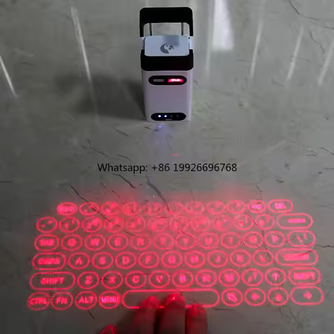 BT Wireless Virtual Laser Keyboard Portable Projection Keyboard for Smart Phone/ PC/ Tablets Laptop 