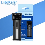 LiitoKala Lii-100C Lii-100 Battery Charger For 18650 18350 26650 16340 RCR123 14500 3.7V 1.2V Ni-MH