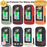 TAMAKO Silicone Protector, Silicone Bumper  Cover, Soft Anti-collision Accessories Shell Protective Cover for Wahoo Elemnt Roam 2 Bicycle Computer
