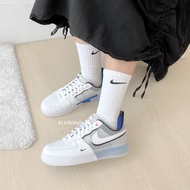 -EJ- 24.5cm Zero Size NIKE AIR FORCE 1 AF1 Stitching Sapphire Blue White DH7615-101