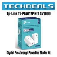 Tp-Link TL-PA7017P KIT AV1000 Gigabit Passthrough Powerline Starter Kit