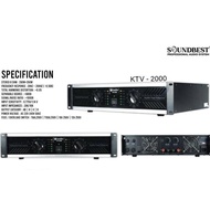Power AMPLIFIER SOUNDBEST KTV 2000 ORIGINAL 2 CHANNEL