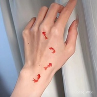 /Produced In Taiwan/High-Value Small Koi Colorful Tattoo Stickers ins Style Fresh Hands Cool Waterpr