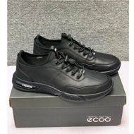 ECCO Men's casual waterproof leather shoes WZMD