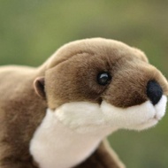 Pewany Otter Mainan Mewah Hadiah Natal Mainan Anak Hewan Manusia Hidup