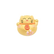 FC2 Citigems 999 Pure Gold Sakura Fortune Cat Charm