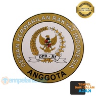 DPR RI STICKER (TEMPEL IN GLASS)