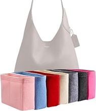 Xoppia Bag Organizer Exposure for Coach Brooklyn Shoulder Bag 28. Black, Felt, Handbag Organizer