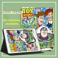 Toy Story Print Book Style Case For SAMSUNG Galaxy Tab S9 FE S10 FE 10.9''11.0'' PU Leather Flip Sta
