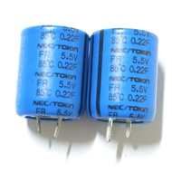 1PCS FR 5.5 V0.22 F NEC/TOKIN FR0H224ZF FR 5.5V0.22 F Super Capacitor Ferra Capacitor