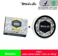 Paket Hemat Mabello Lulur 100 gr + Sabun Beras Hitam