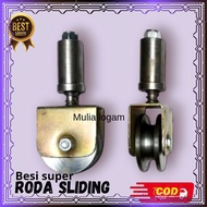 Good iron sliding wheels, 7cm top pipe, 7cm long pipe axle sliding wheels, long axle sliding wheels,