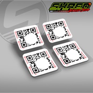 BREMBO QR CODE Sticker (4pcs)