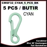 Carabiner mini SF gantungan tali masker quickdraw (12Pcs / 5Pcs )