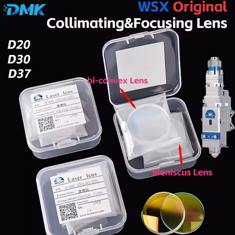 WSX Original Laser Welding Gun D20F50/F150 Laser Cutting Head Collimating Focusing Lens D30/D37F100 